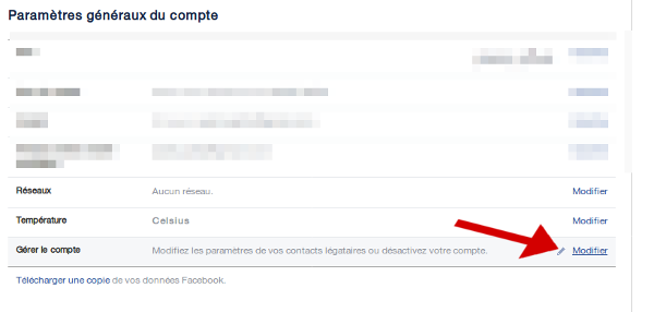 gerer le compte