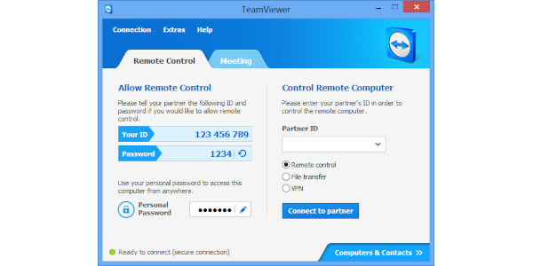 teamviewer screenshot