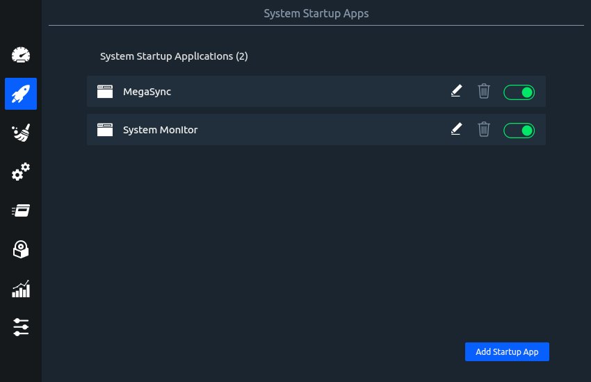 Application au démarrage