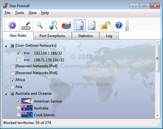 geo firewall geo