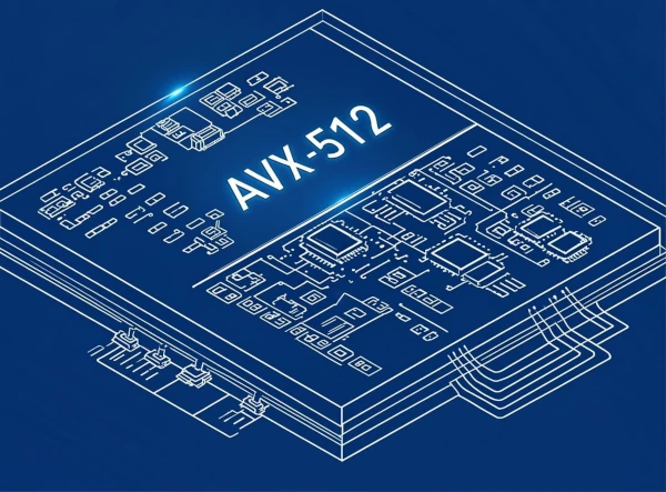 Schéma technique vectorisation AVX-512 CPU